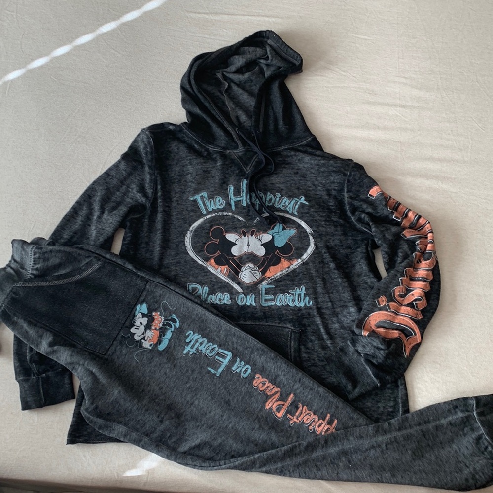 Disney Sweat shirt with matching pants. Bought from Disney World .